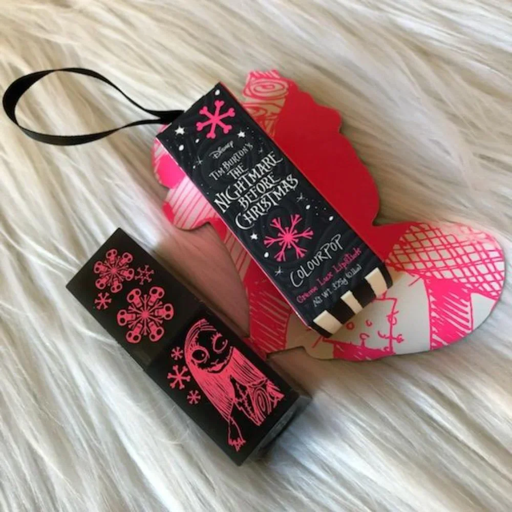 Nightmare Before Christmas x Colourpop Sally Lipstick Ornament